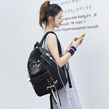 Harajuku ulzzang học sinh trung học túi đeo vai nữ phiên bản tiếng Hàn của cảng gió ba lô trường trung học cơ sở Sen trường túi Ba lô Harajuku