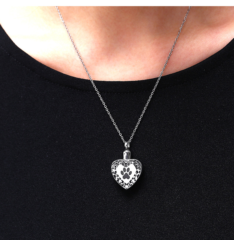 304 Stainless Steel Material Heart Shape Pattern Unisex Gender Hip-Hop, Retro Style Real Gold Plated Heart Shape 304 Stainless Steel Hip-Hop Retro Waterproof Non Tarnish Pendant Necklace