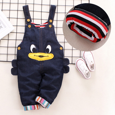 children cowboy cotton-padded trousers With cotton thickening new pattern