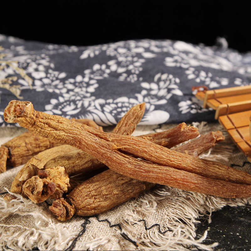 Red Ginseng Whole Roots Hong Shen 500g Jilin Origin Dried Panax Ginseng for Cooking and Decoction quality and texture