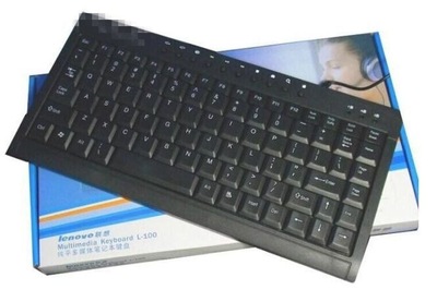 工厂爆款|L-100笔记本小键盘 台式键盘|超薄铁板多媒体有线键盘|ms