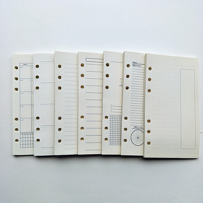 A5A6 Loose-leaf Replacing core PDA Dowling Inner core Horizontal Square Sunday plan