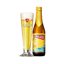 比利時進口Mongozo水果啤酒 女士 夢果酌香蕉味啤酒330ml*24瓶