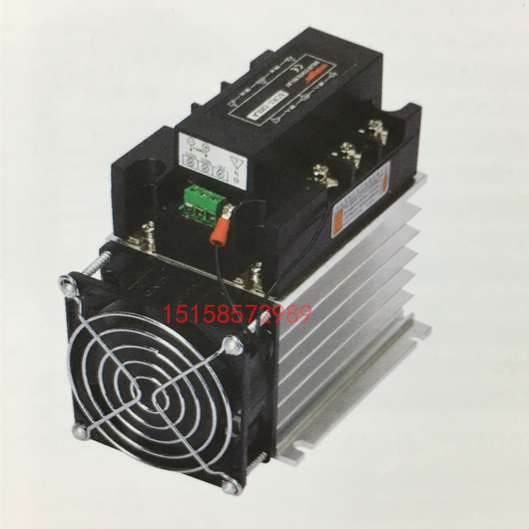 三相电力调整器SCR3-120LA简易型带散热器 100A 120A三相调压器