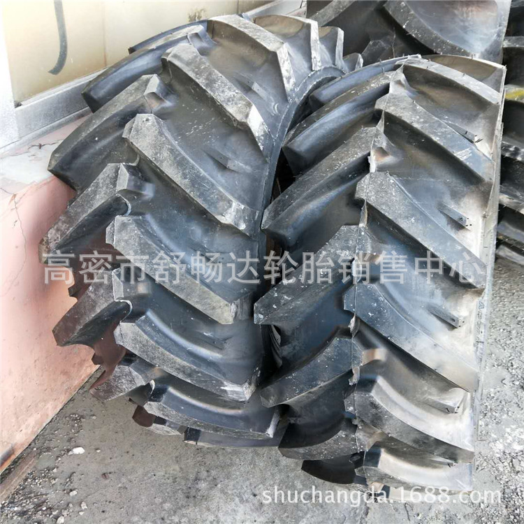 现货供应拖拉机轮胎13.6-24加粗花纹农用机械轮胎