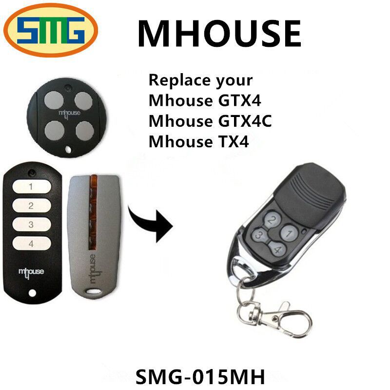SMG-015 兼容国外Mhouse MyHouse 国外车库门遥控器 发射器 手柄