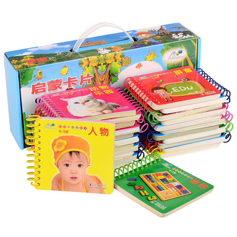 baby child Tear is not bad Teach children reading 0-3 baby Literacy Cards Story of Enlightenment book