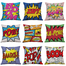 现代波普艺术嘴唇棉麻亚麻短毛绒抱枕套沙发靠枕来图定制厂家直销