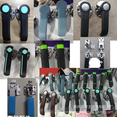 把手不锈钢蒸饭柜拉手旋转拉手冷库门把手烘烤箱拉手门锁批发|ru