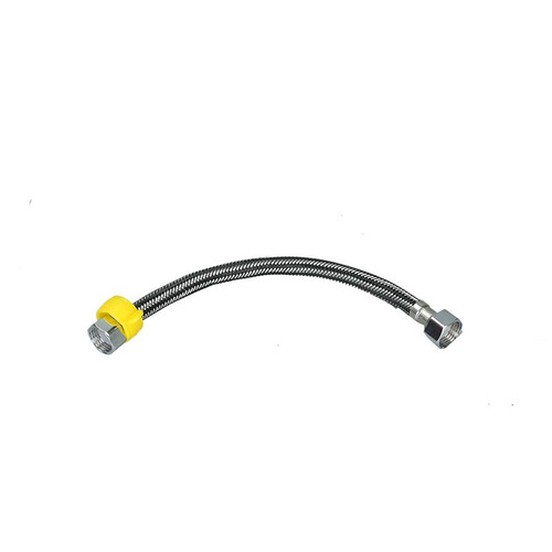 Muxu steel wire hose stainless steel metal braided hot and cold water inlet hose water pipe faucet 4-point water inlet pipe