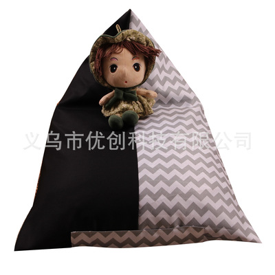 毛绒玩具收纳袋儿童菱形家居大容量提手袋厂家直销跨境直供新品|ms