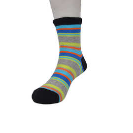 LTW113中统女袜棉 纯色5双 糖果色布标女袜日系 横条女袜女袜子秋