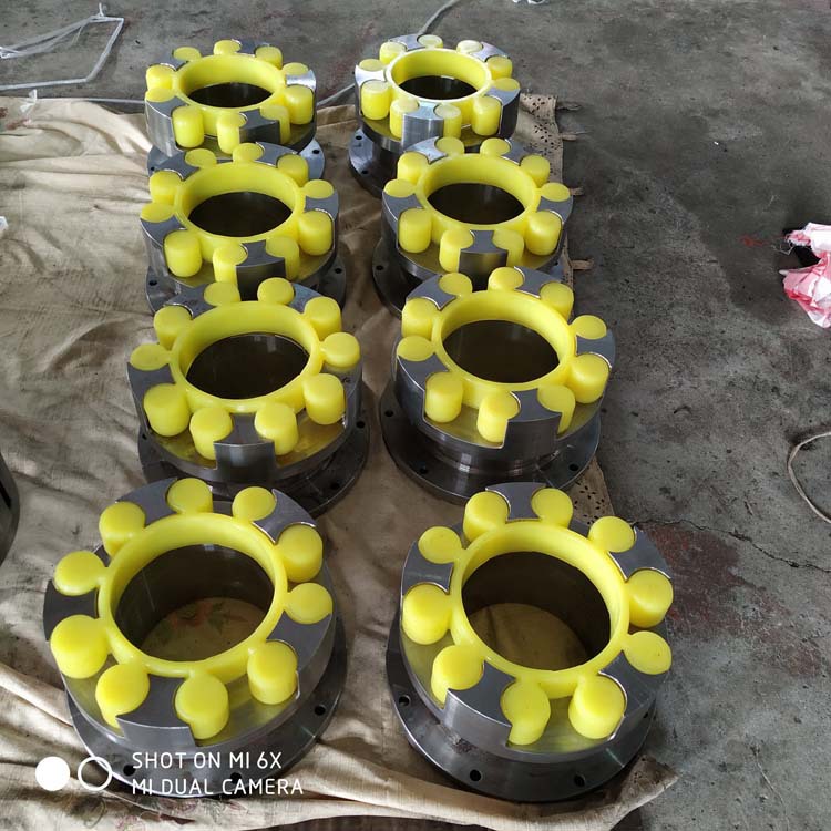 诺宇品牌45号锻钢LMD型单法兰梅花弹性垫联轴器法兰盘重载