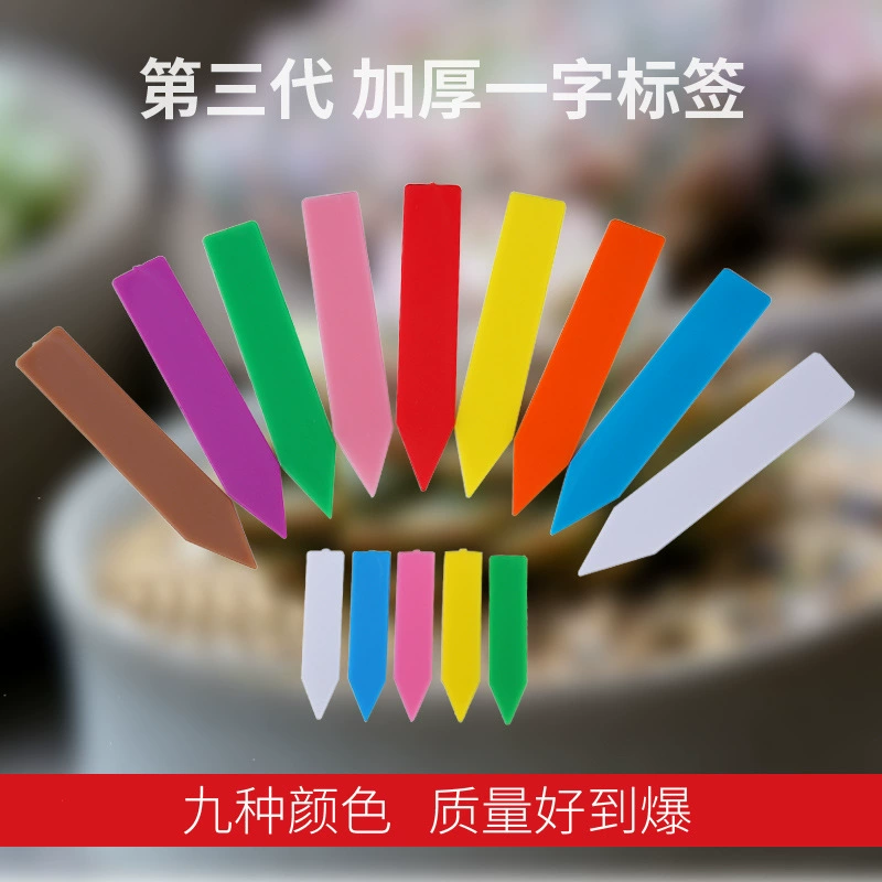 Для Amazon утолщенная однословная этикетка Садоводство суккулентные растения пластиковая этикетка для суккулентов напольная вставка водонепроницаемая карта небольшого размера