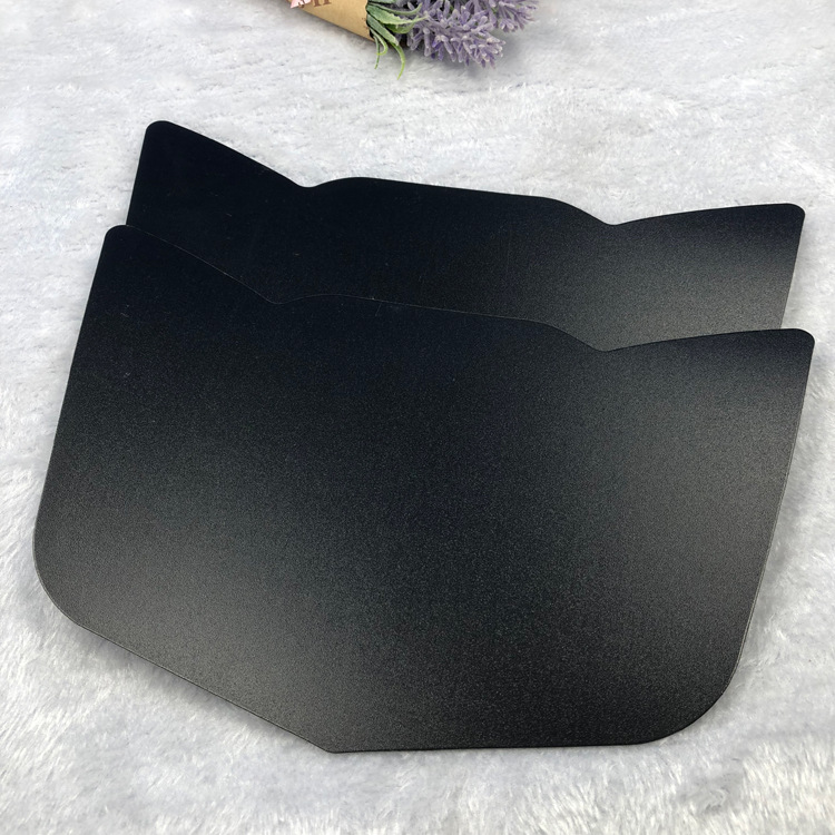 厂家批发PP塑料板加工 pp磨砂塑料片 靴撑黑色箱包手袋内衬板材