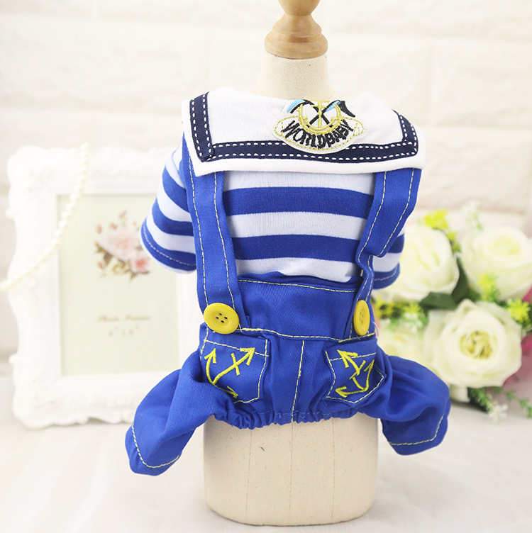Karo Haustier Kapuzenpullover Jeans Overall Für Hund Und Katze_voghion.com