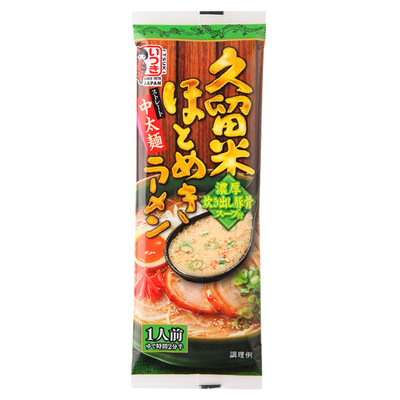 日本原裝進口五木久留米拉面105g濃厚豚骨豬骨濃湯拉面方便速食面