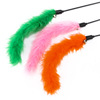 Cat supplies Cat, toys, fire birds, feathers, pets teasing cat sticks, colorful hanging with bell plastic rod teasing cats