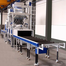 厂家供应 输送式抛丸机 STQ6910自动输送通过式 供应辊道式抛丸机