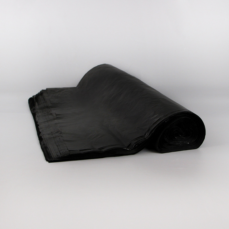 黑色醫院垃圾袋加厚清潔袋壹次性日用品家居平口塑料袋