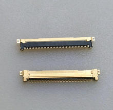 台產 LVDS 插槽 液晶屏線座 插座 連接器 40P 鍍金 屏線座接口 扣