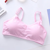 Cotton wireless bra for elementary school students, adjustable sponge straps, underwear, for small vest