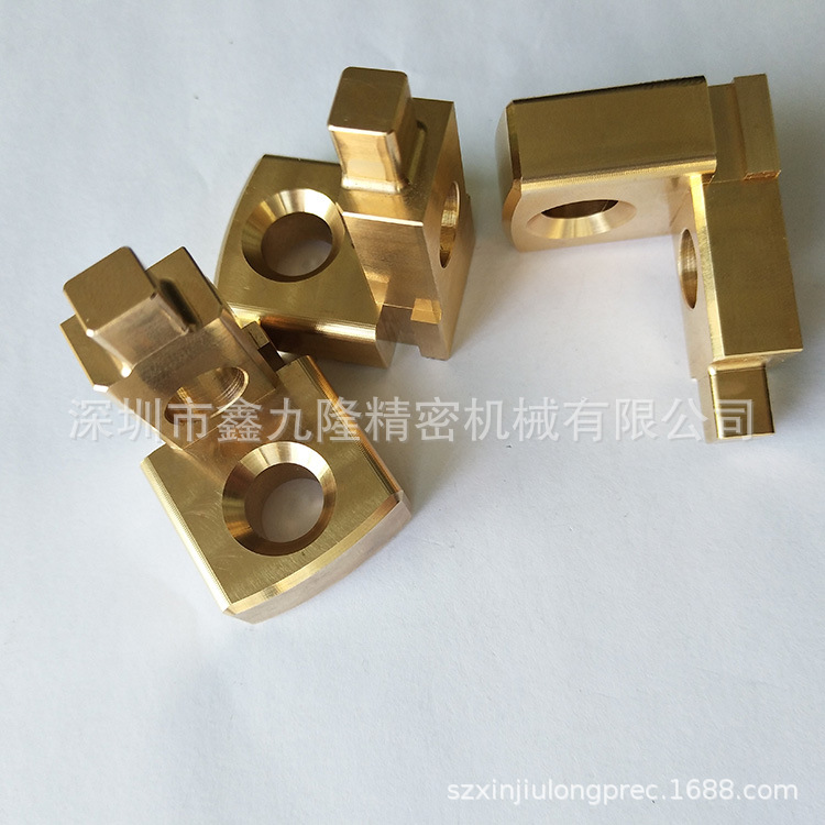 cnc精密加工机械零件  cnc数控铣削加工黄铜 定制铜制品  铜加工