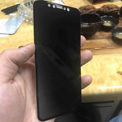 适用苹果XR全屏防窥膜iphone678X防窥手机膜5d冷雕防窥膜5D全屏膜