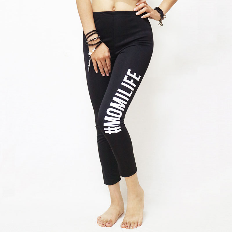 fashion letter printed sports yoga pants  NSOY28447