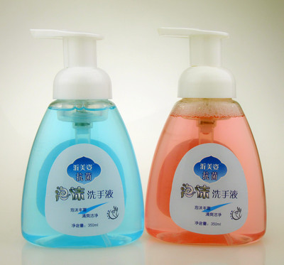 厂家热批 史莱姆材料 泡沫洗手液350ml 泡沫丰富 泡沫洗手液批发