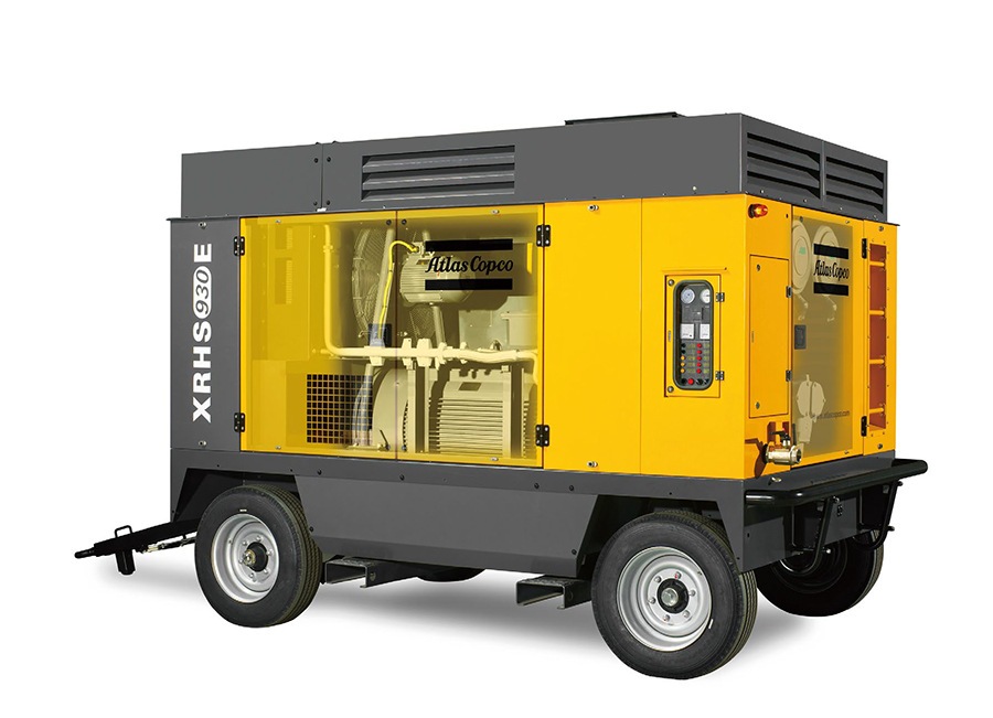 阿特拉斯电驱动移动空压机XAS77E-高性能电机提供动力
