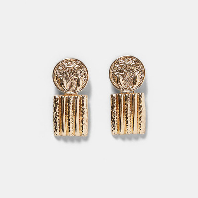 新款歐美耳環幾何大牌時尚耳墜跨境爆款流蘇圓圈誇張耳釘earring