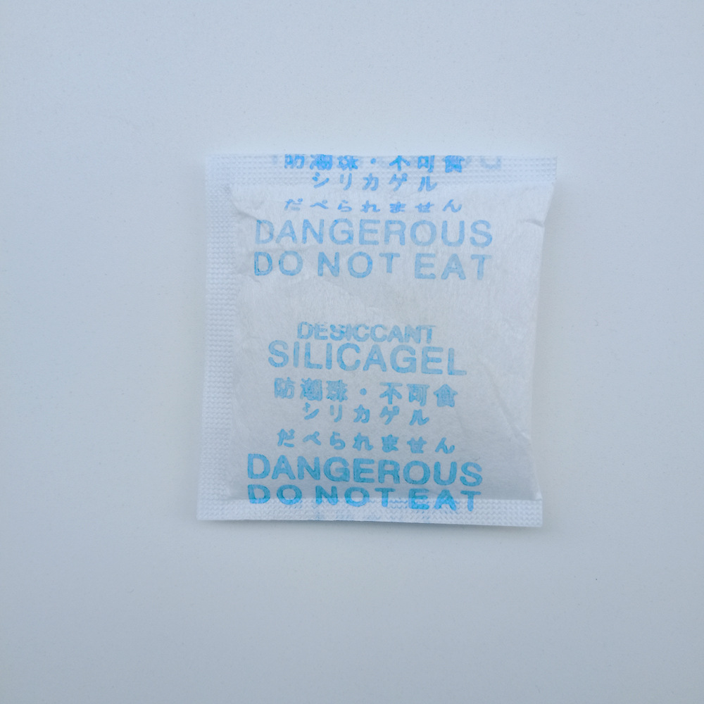 20克中英日文无纺布硅胶干燥剂环保小包食品干燥剂透明颗粒防潮剂