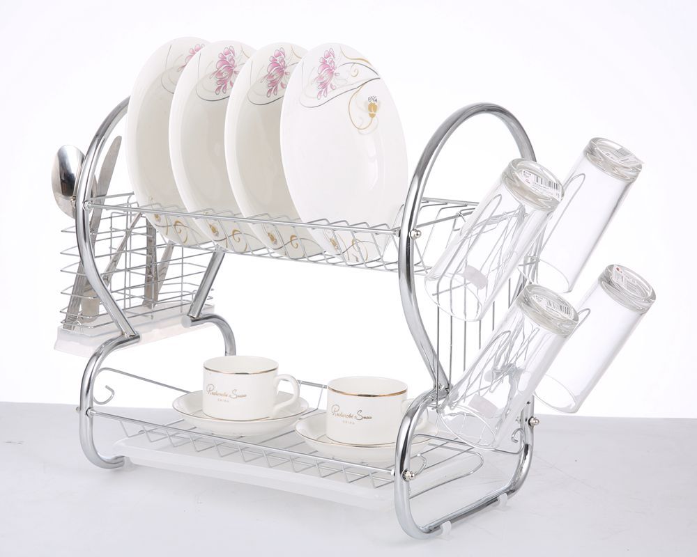2 layer dish rack