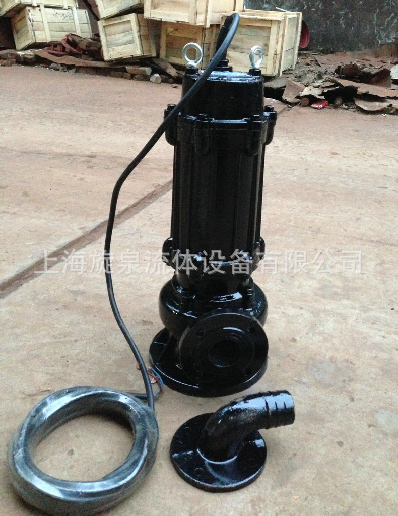 大量批发WQ自动控制排污泵 单级立式管道泵 铸铁管道排污泵