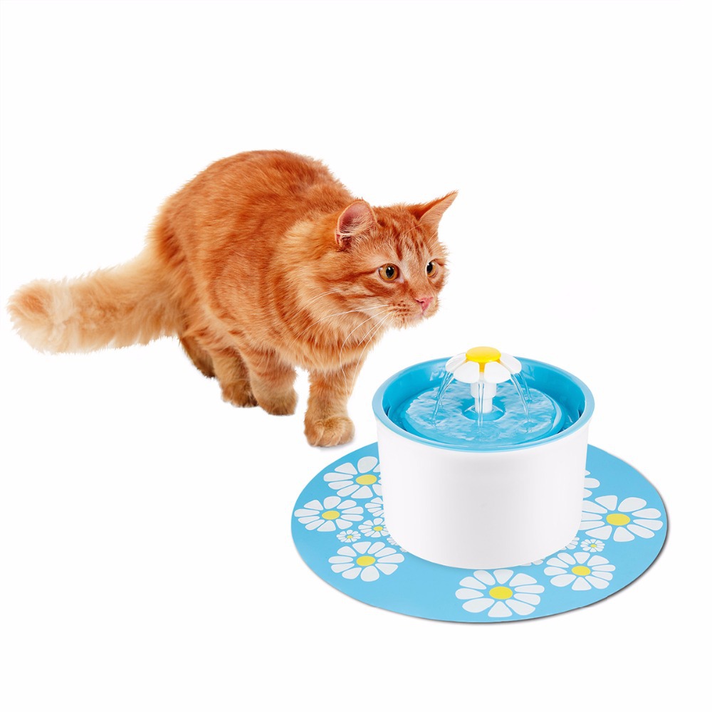 Automatique Chat Chien Fleur Fontaine Muet Pet Distributeur