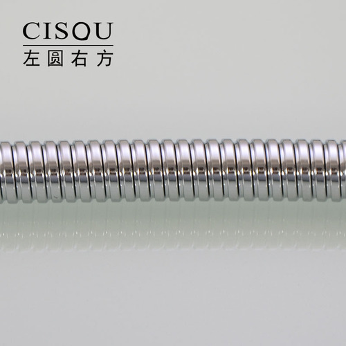 Stainless steel double-buckle shower head shower encrypted explosion-proof hose 1.5/2/2.5/3 meters accessories without knotting