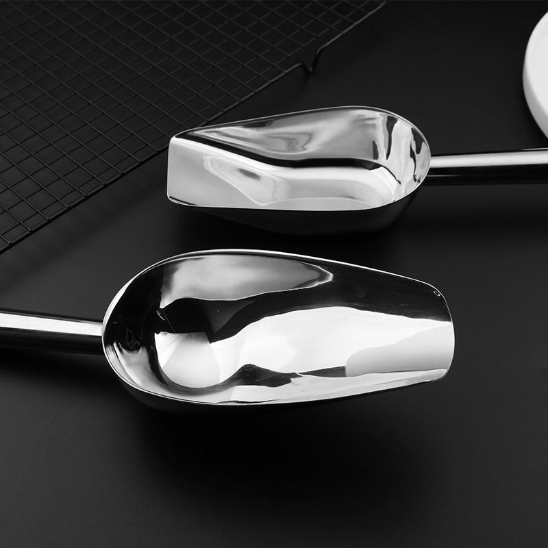 不锈钢冰铲制冰机面粉铲谷物铲冰块铲 厨房小工具 多用食品铲