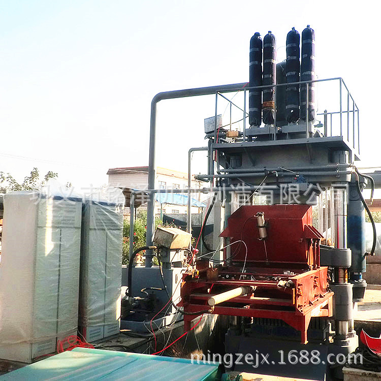 830吨液压制砖机 耐火材料免烧空心砖机 彩色面包砖制砖机
