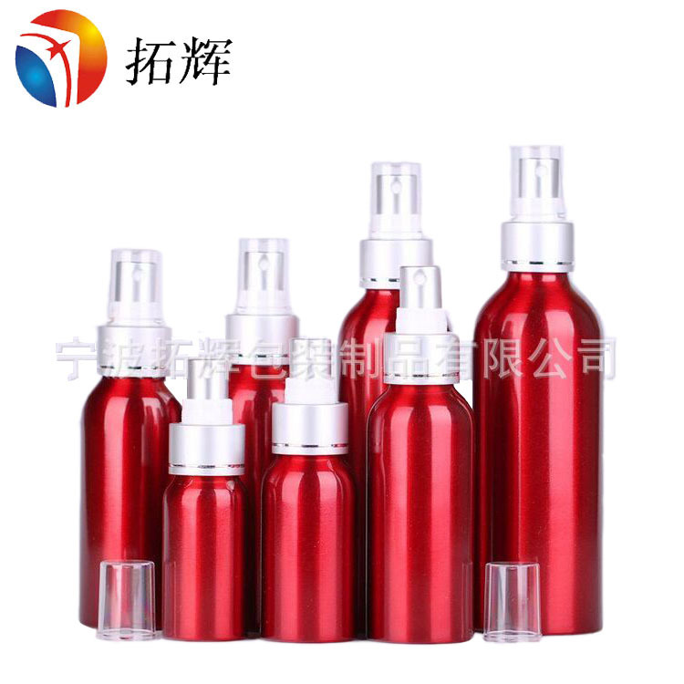 厂家专业生产100ML铝瓶，铝罐配电化铝喷头  可定制