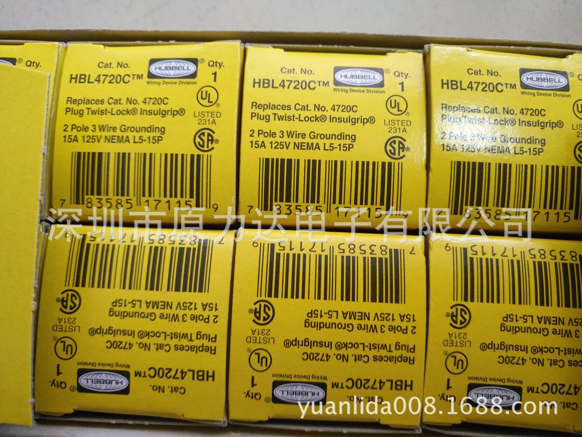 原装原装HBL4720C美国 Hubbell原装