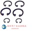 深圳東莞廠家生產直銷65錳鋼黑色E型卡環 C形卡環外貿國貿