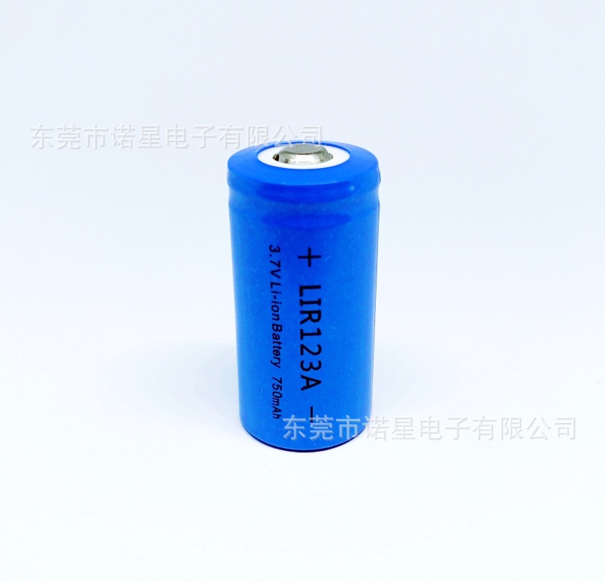 LIR123A可充电锂电池 足容量750mah 厂家出货质量保证