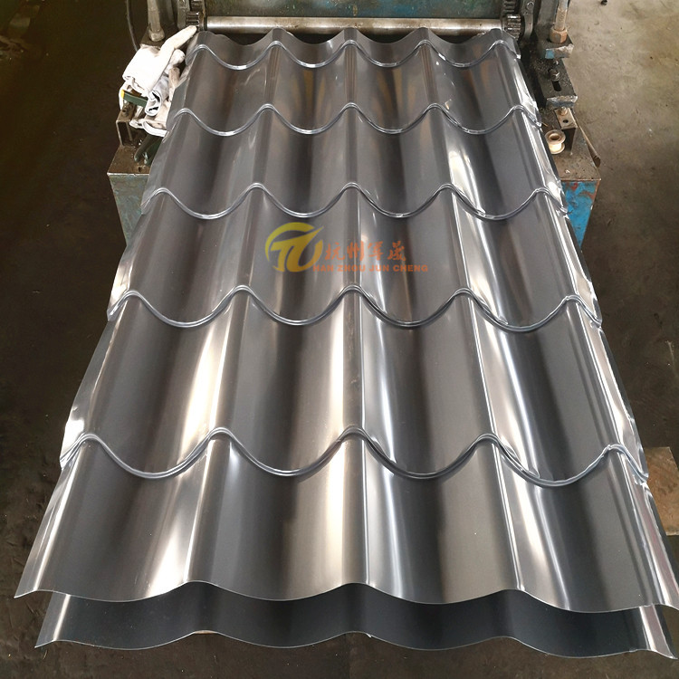 厂家直销 0.7mm灰色YX30-195-780型琉璃瓦仿古屋面集成系统