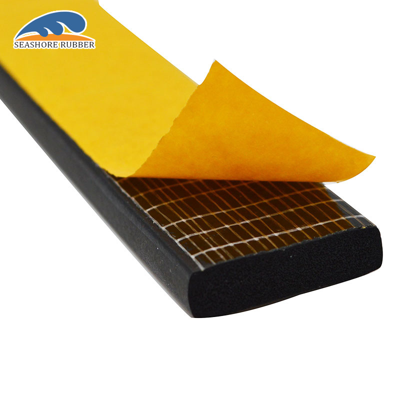 密封条 海绵三元乙丙发泡门窗自粘防尘密封橡胶条 厂家直销