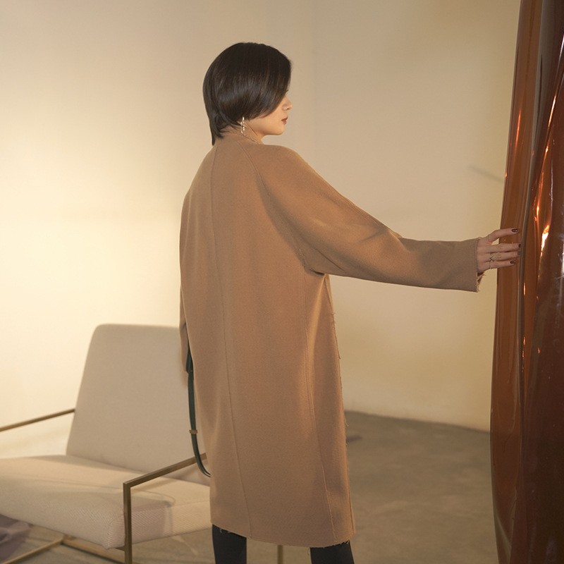 Women's Mid-length Cashmere Coat 5