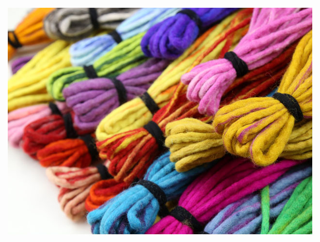 Fashion Solid Color Wool Felt Hair Tie display picture 5