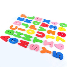 儿童洗澡认字读写玩具 36个英文字母数字字母贴玩具批发