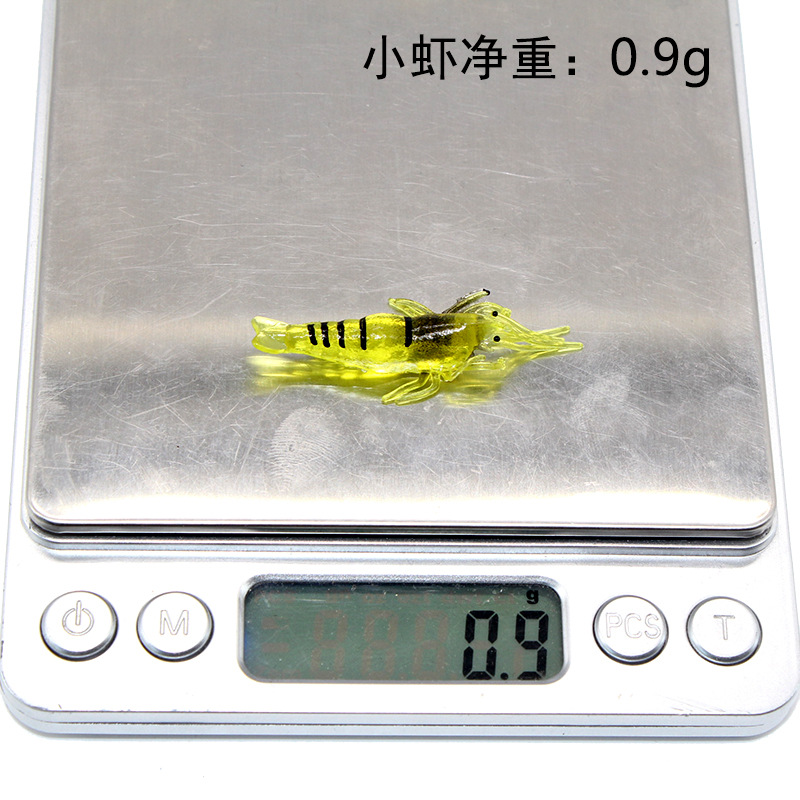 Soft Shrimp Fishing Lures Soft Plastic Baits Bass Trout Fresh Water Fishing Lure