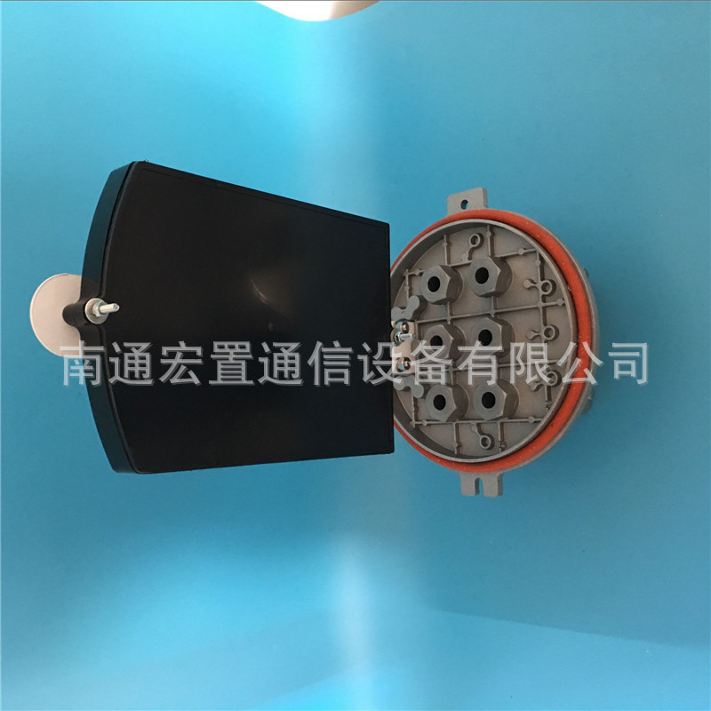 郑州销售OPGW帽式光缆塔用接头盒价格 六孔二进二出接线盒规格